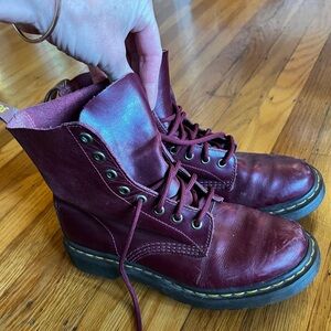 Beautiful burgundy Dr Martens